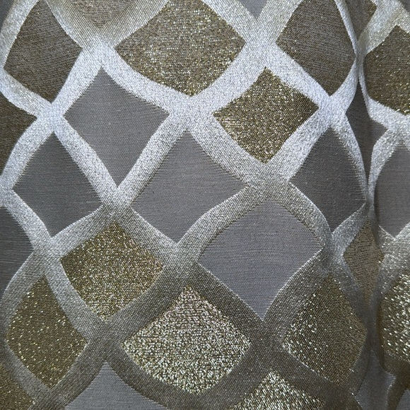 Vintage B Altman & Co. Gold Sleeveless Sheath Dress Vintage Size 14 - Picture 5 of 12